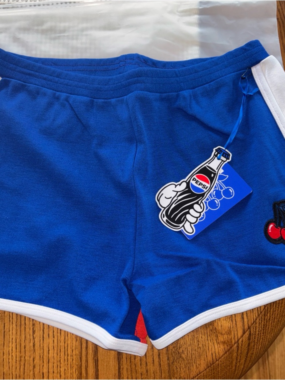 PEPSI x LAW ROACH DROP Track Shorts Exclusive M Embroidered Wild Cherry New